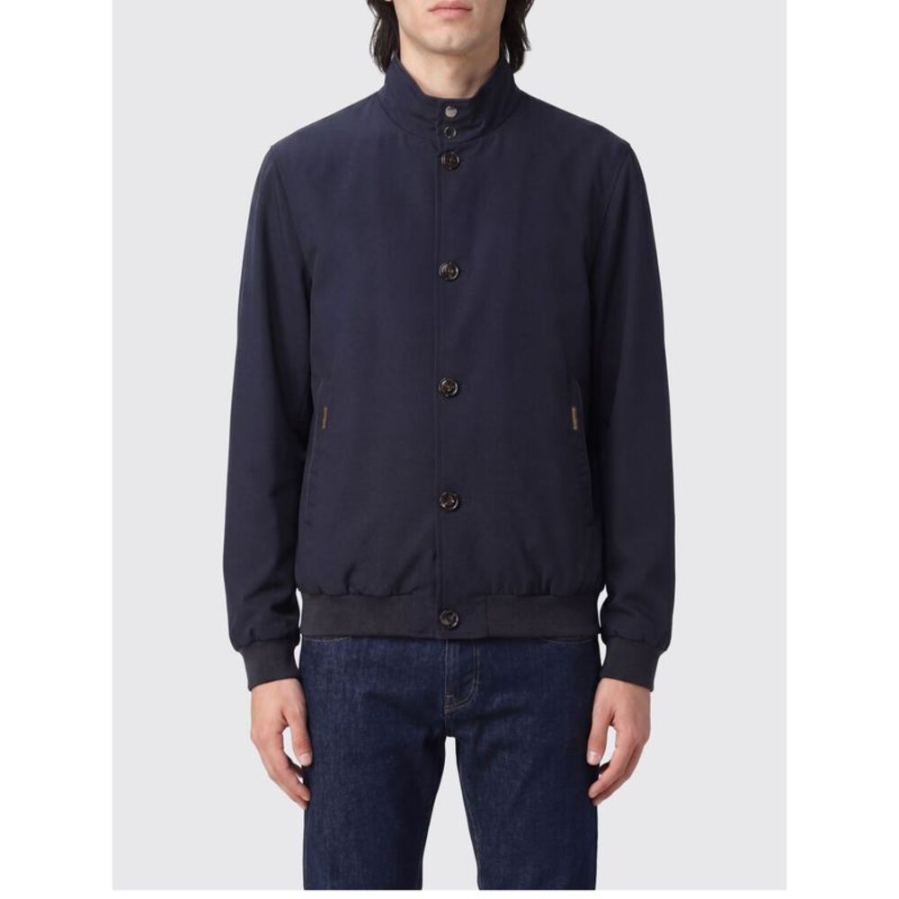 Moorer Jacket Men Blue